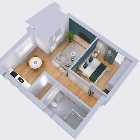 Apartmenthaus Am Kaiser-Wilhelm-Park Detmold Zewnętrze zdjęcie